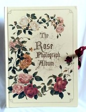 Vintage 1996 The Rose Photograph Album Victorian Style Bow Tie Closure