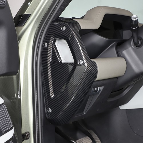 Carbon Fiber Dashboard Sides Panel Trim Cover For Land Rover Defender 2020-2023 - Picture 5 of 11