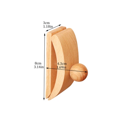 2x Teppichklemmen Holz Quilt Kleiderbügel für Wände Display Gobelin Clips NEU - Bild 2 von 13