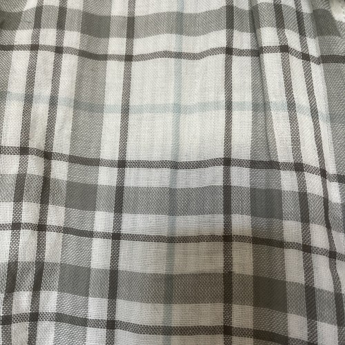 Lands' End Womens 100% Cotton Plaid Long Sleeve Button Down Shirt, Sz 18P, Soft - Picture 4 of 13