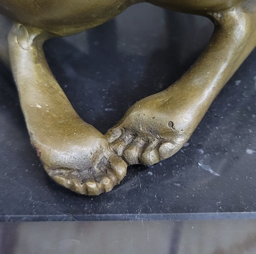 Erotic Nude Bronze - The Slave - Hot Cast Handcrafted Signed by Odegaard Statue - Picture 9 of 10