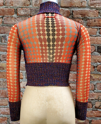 トップス 90s JEAN PAUL GAULTIER Tight Knit 90s Jean Paul Gaultier Knit Turtleneck Sweater – NOREN