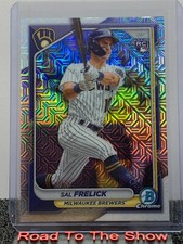 Sal Frelick 2024 Bowman Chrome Mega Box Rookie Mojo Refractor #39 Brewers RC