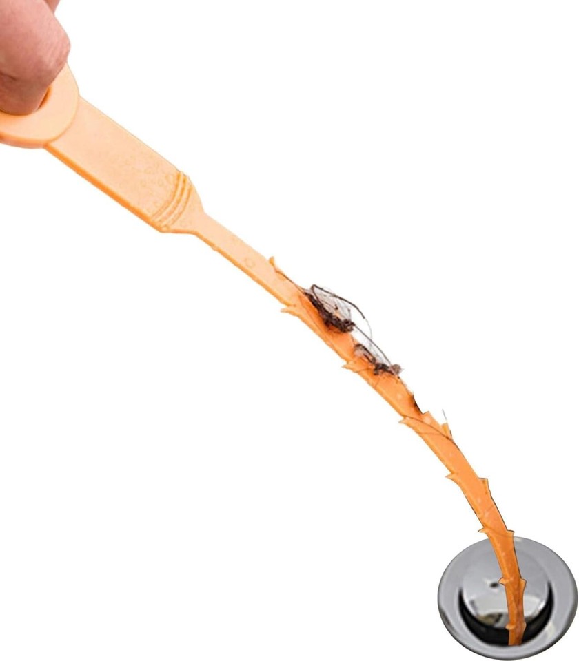 Drain Snake Unblocker Cleaner Hair Remover Sink Plug Hole Shower Bath