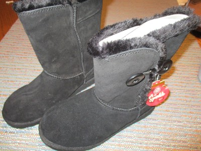 SO Suede Black Size 6 Pull On Ankle Boot SR$80 NEW
