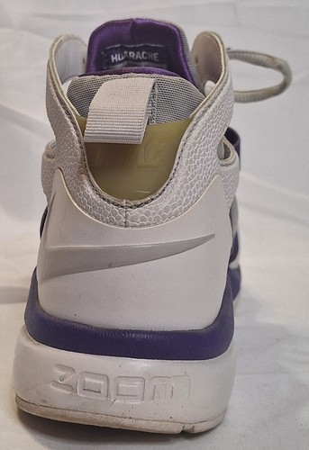 Nike Zoom Huarache Trainer Lakers Varsity White/purple 414975-105 Men's Size 11 - Picture 2 of 12