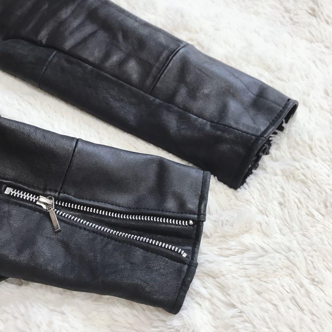 大きいサイズ SHIMOKITAZAWA RINGO シングル レザージャケット Shimokitazawa Ringo Men's Leather Jacket Large Size Black | eBay