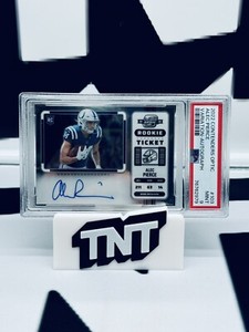 Alec Pierce 2022 Panini Contenders Optic Rookie Ticket Auto Variation PSA 9