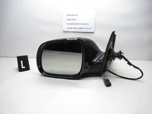 2009-2012 Audi Q5 Left Door Rear View Mirror 8R1857409E OEM