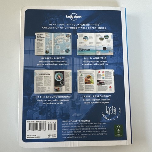 Lonely Planet Experience Japan by Winnie Tan (English) Paperback Book - Picture 2 of 5