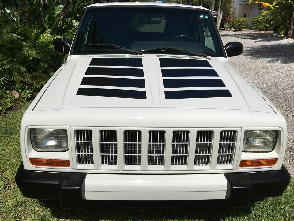 New Rally Stripes Fader X fits Jeep Cherokee Class Racing Hood Blackout 6pc Foto 3 de 4