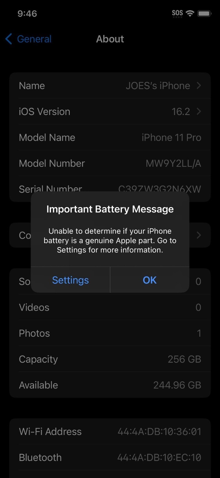Apple iPhone 11 Pro 256GB Factory Unlocked GSM/CDMA A2160 Green