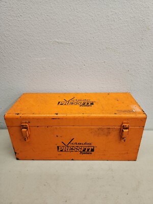VICTAULIC PRESSFIT SYSTEM (EMPTY) METAL CARRY BOX, BIN, EMPTY!