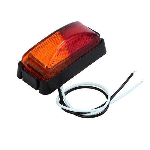 4X 8LED Clearance Lights Side Marker Lamp Amber Trailer Truck Caravan Multi Volt - Picture 8 of 12