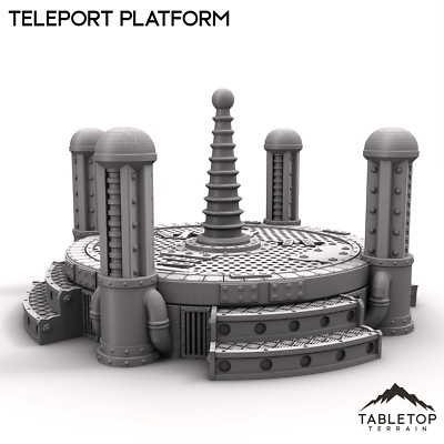 Teleport Platform - Warpzel 1A Orbital Hulk - Wargaming Ork Terrain