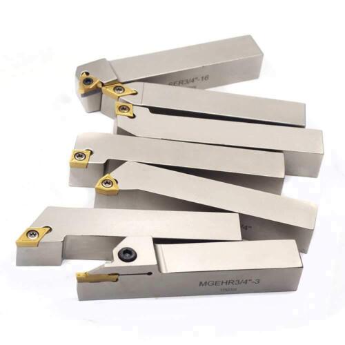 3/4"Shank 7 Pieces/Set Nickel Plated Indexable Lathe Turning Tool H... - Picture 2 of 6
