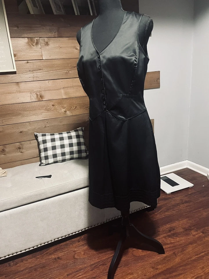 RICHARD CHAI FOR TARGET Dress Junior's Women's Black Tuxedo Sleeveless Sz 11 - Image 4 of 4