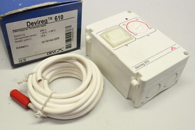 DEVI 19116144-GER Devireg 610 Raumthermostat  Temperaturregler  5703465002767