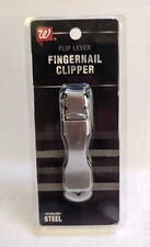 Stainless Steel Flip Lever Fingernail Clippers NIP