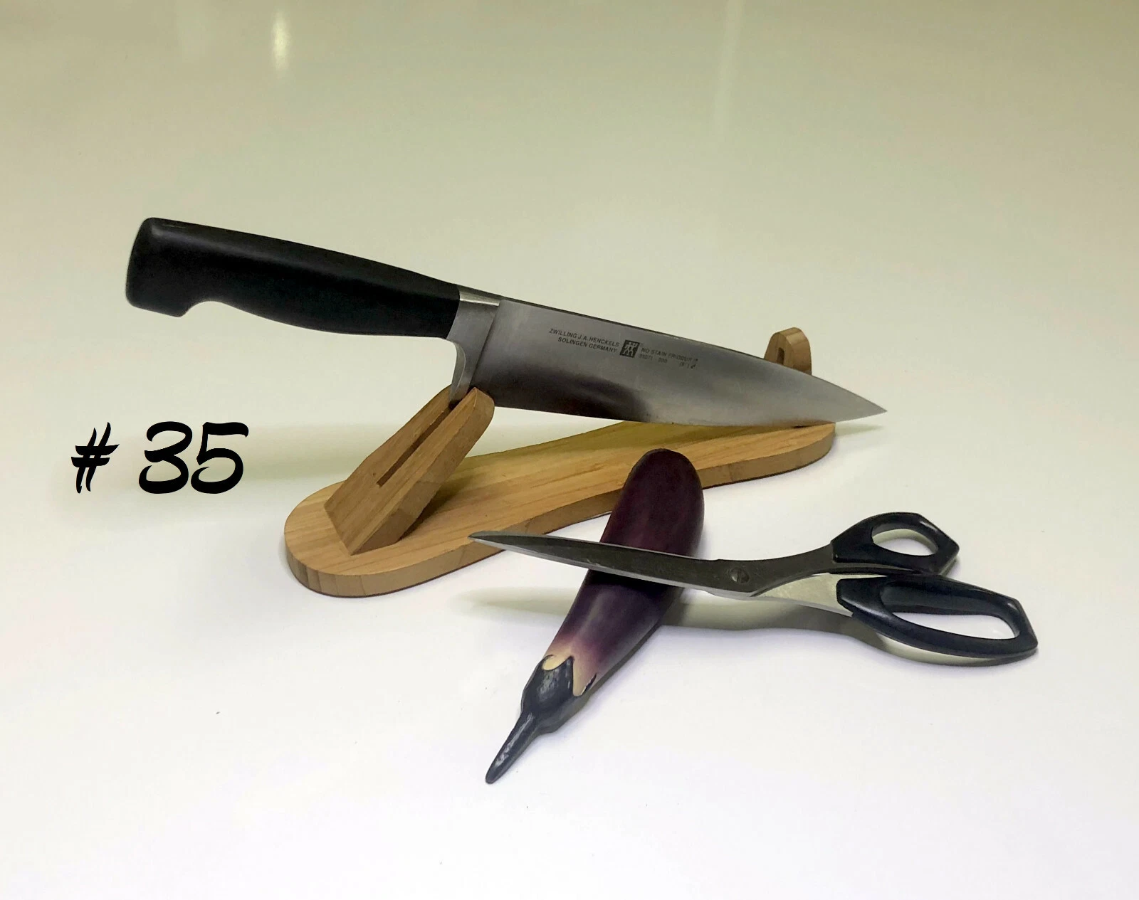 J.A. Henckels Zwilling TWIN Four Star 8 Chef's -31071 & Kitchen Shears *2-Peices