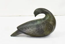 Bronze Pigeon Dove sculpture - Ancient Greek Art - Lost Wax Method