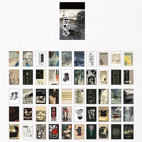 50X Japanese Paper Sticker Scrapbooking Planner Stationery Diary Journal Card - Picture 8 of 15