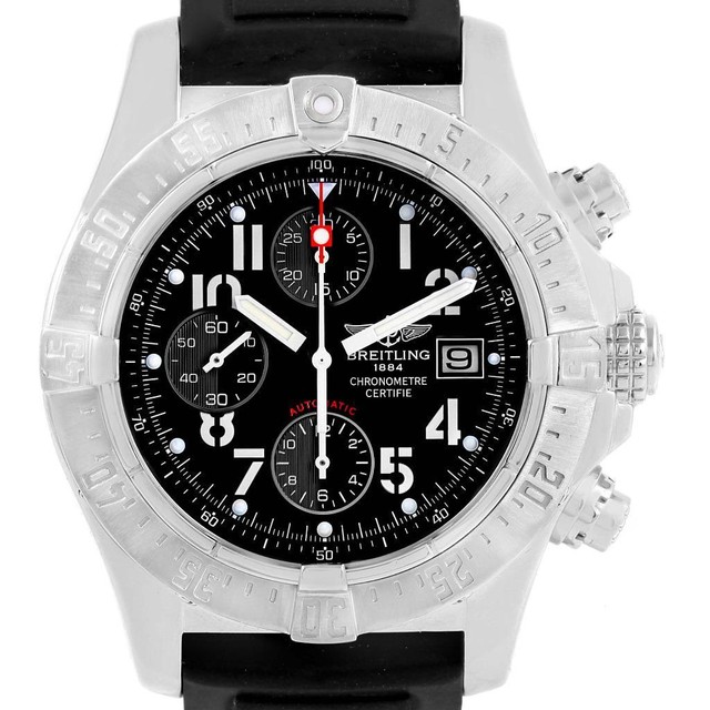 Breitling Aeromarine Avenger Skyland Black Dial Mens Watch A13380
