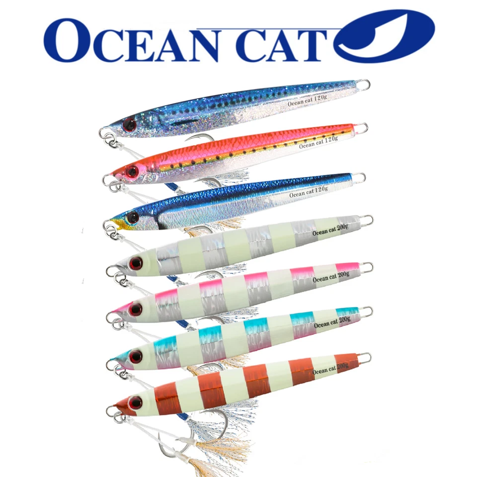 Plantilla de paso lento para pesca de agua salada plantilla vertical señuelo plano con gancho brillante Foto 2 de 4