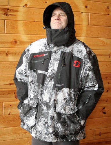 STRIKER ICE Climate G2 Waterproof 5XL Winter Ice Fishing Jacket - MINT Condition - Picture 2 of 10