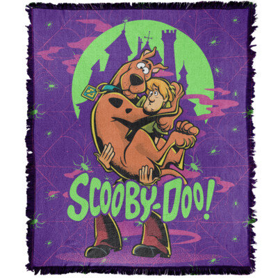 Scooby-Doo ジャガード織り ブランケット ラグ ラグ・カーペット・マット Scooby-Doo ジャガード織り ブランケット ラグ