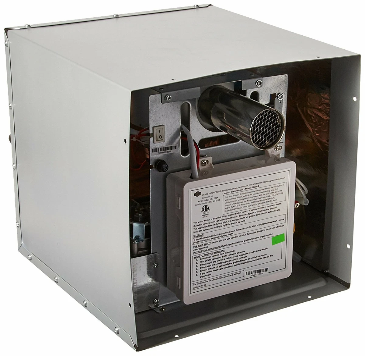 Girard Tankless Hot Water Heater RV #GSWH-2 Without Door u0026amp; Control Panel  | eBay