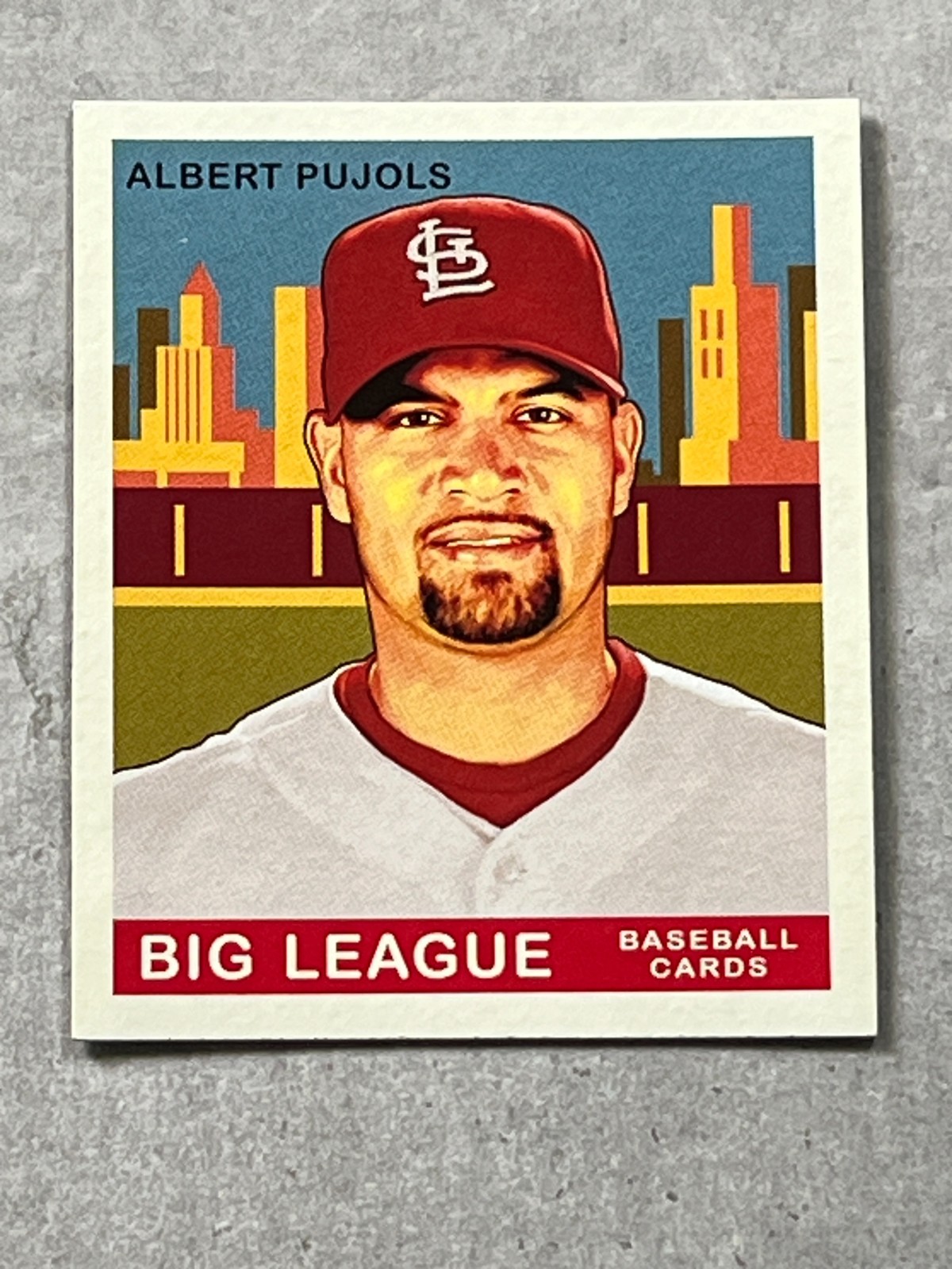 2007 Upper Deck Goudey Albert Pujols Green Back #233 St. Louis Cardinals