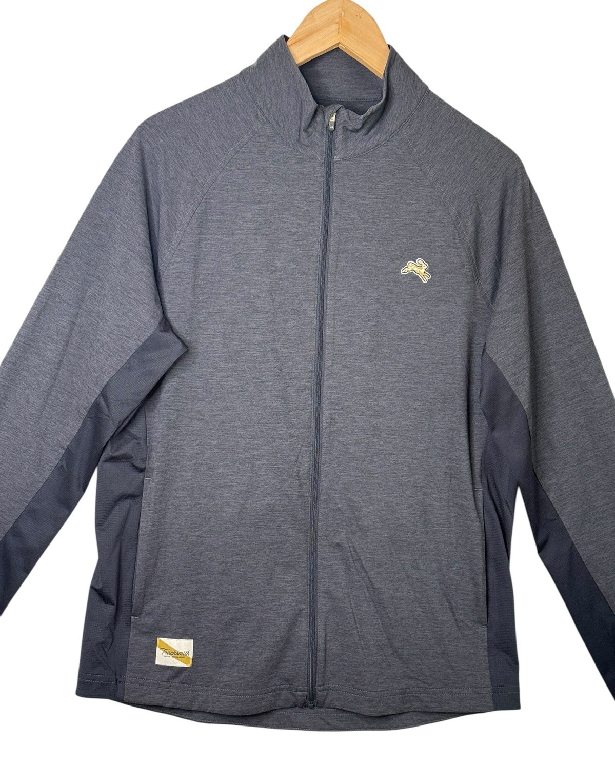 Tracksmith Session Full Zip Running Jacket Heathe… - image 2