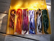 Mann's Jelly Worms In Plano Box Big Lot Vintage