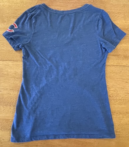 MLB Team Apparel Chicago Cubs Women’s V-neck Top size M - Picture 6 of 6