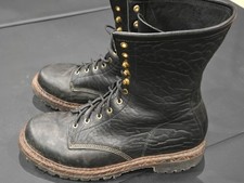 VISVIM SCOUT PLAIN TOE BOOTS HI-FOLK