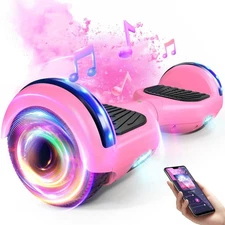 6.5'' Electric Hoverboard Bluetooth Speaker LED Light Self-Balancing for Kids