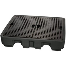 Draper Barrel Bund Four Oil Drum Spill Containment Pallet Capacity 250L 44059