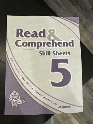 Abeka Read and Comprehend Skill Sheets 5 NEW