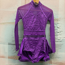 Weissman Showtime 13342 Too Cool Purple Girl Power Dance Costume Jazz Tap Acro