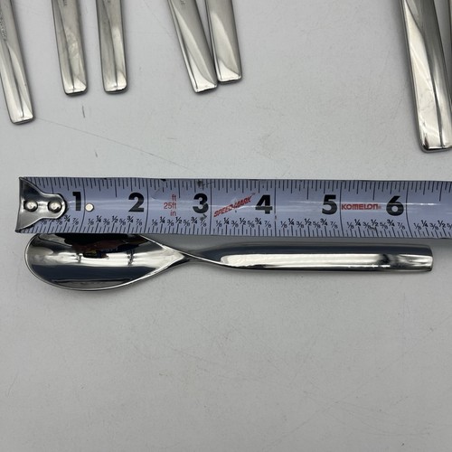 Servicio de cubiertos de acero inoxidable doble hélice SASAKI Ward Bennett para 6 (30 piezas) - Imagen 5 de 19