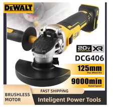DEWALT DCG406 125mm Flat Head Angle Grinder Bare Tool 20V Brushless Lithium