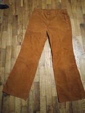 Vintage Levi's Brown Bell Bottom Cords Corduroy Pants Men's Size 32 x 29