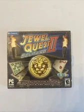 Jewel Quest Solitaire || PC Game CD- ROM | iWin Cosmi | Rare Fun Puzzle || New