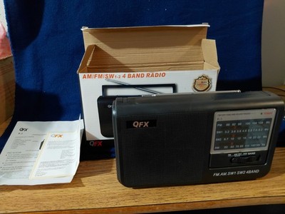 QFX R-3 Portable 4-Band Radio (Retro Collection)