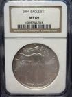 2004 1 oz Silver American Eagle (Brilliant Uncirculated)