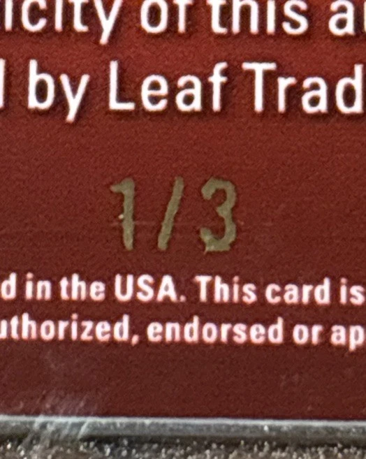 2024 Leaf Metal FLOYD MAYWEATHER Authentic Auto Autograph 1/3 🔥 - Image 3 of 3