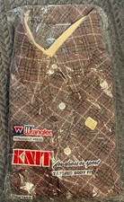 Vintage Deadstock 1970s Wrangler Button Down Shirt, XL, USA, Long Tail