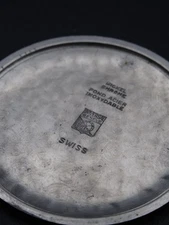 Universal Genève Stainless Steel Watch Case Back Swiss 37.97mm Vintage