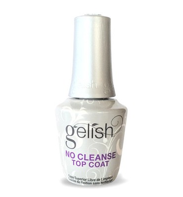 Gelish Harmony No Cleanse Top Coat 0.5 oz New Product No Wipe Top Coat